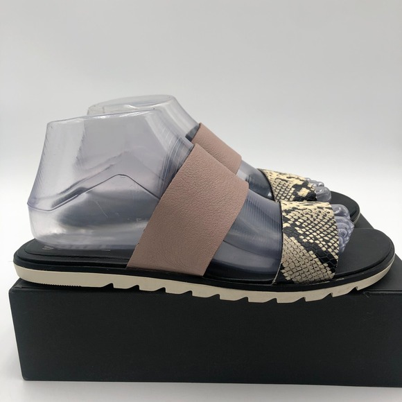 Sorel Ella II Slide Sandals Women's 8 Mauve Pink Leather Slip On Comfort Shoes - Picture 10 of 16